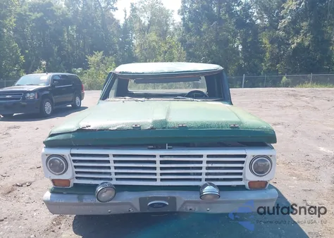 1967 Ford F100 from USA, damaged, VIN FA7FT2002E2